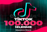 TikTok 100.000 İzlenme ⭐Garantili⭐