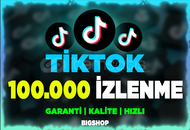 ⭐Tiktok 100.000 İzlenme / Kaliteli