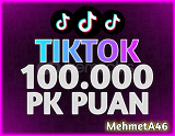 TikTok +100.000 PK Puan | HIZLI