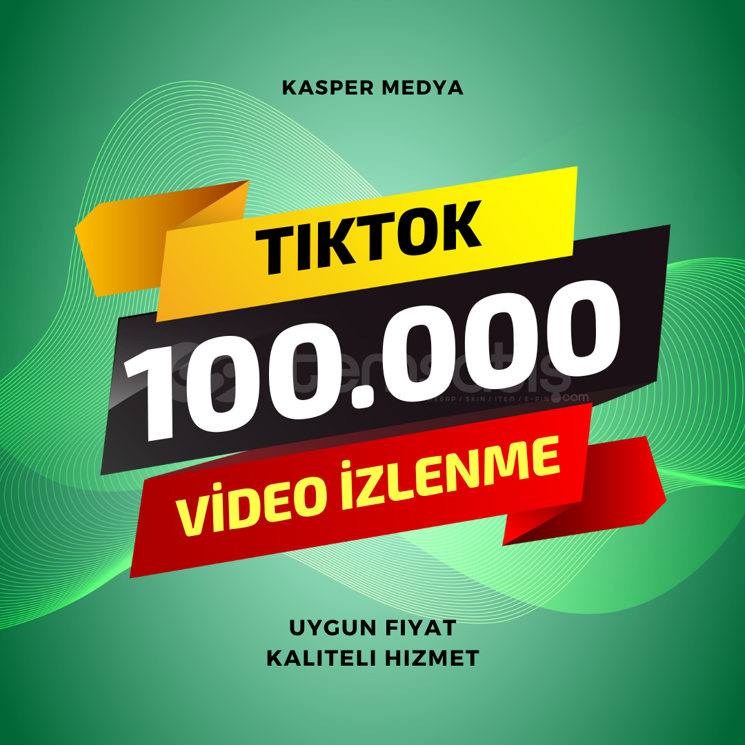 Tiktok 100.000 Video İzlenme Tiktok 100.000 Video İzlenme