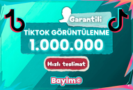 TIKTOK 1.000.000 GÖRÜNTÜLEME / GARANTİLİ