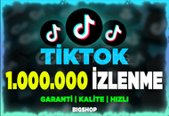 ⭐Tiktok 1.000.000 İzlenme / Kaliteli