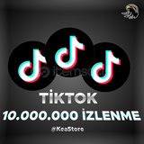 Tiktok 10.000.000 İzlenme K&S