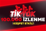 TikTok 100K İzlenme - Kaliteli