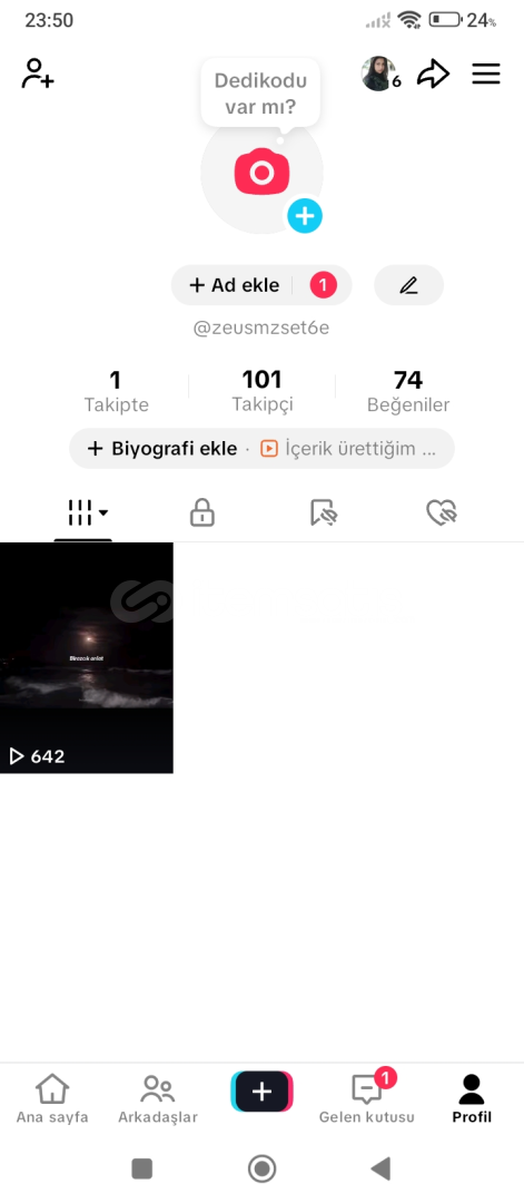 TİKTOK 101 TAKİPÇİLİ LİVE STUDİO AÇIK HESAP  TİKTOK 101 TAKİPÇİLİ LİVE STUDİO AÇIK HESAP