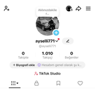 TikTok 1.010 takipçi 