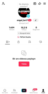✨Tiktok 10200 Takipçili Live Studiolu Hesap