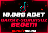 ⭐️TIKTOK 10K BEĞENİ + GARANTİ⭐️