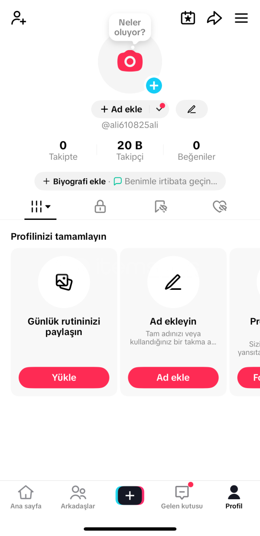 TİKTOK 20K TAKİPÇİLİ HESAP  TİKTOK 20K TAKİPÇİLİ HESAP