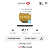 ✨️TİKTOK 10K TAKİPÇİLİ LİVE STUDİO AÇIK HESAP✨️