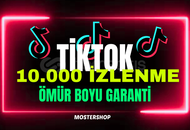 TikTok 10K Video İzlenme [ Ömür Boyu Garanti ]