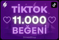 TİKTOK 11.000 BEĞENİ | GARANTİ