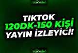 ⭐TikTok 120 Dakika 150 İzleyici!