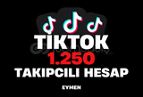 ⭐TİKTOK 1250 TAKİPÇİLİ HESAP [Mail Teslim]⭐