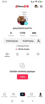 TİKTOK 1276 TAKİPÇİLİ HESAP CANLI YAYIN AÇIK 