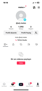 Tiktok 1.3K Gerçek Takipçili Hesap