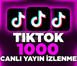 TİKTOK 30 DAKİKA CANLI YAYIN İZLEME (1000 KİŞİ)