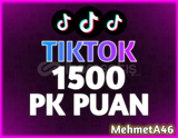 TikTok +1.500 PK Puan | HIZLI