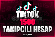 ⭐TİKTOK 1500 TAKİPÇİLİ HESAP [Mail Teslim]⭐
