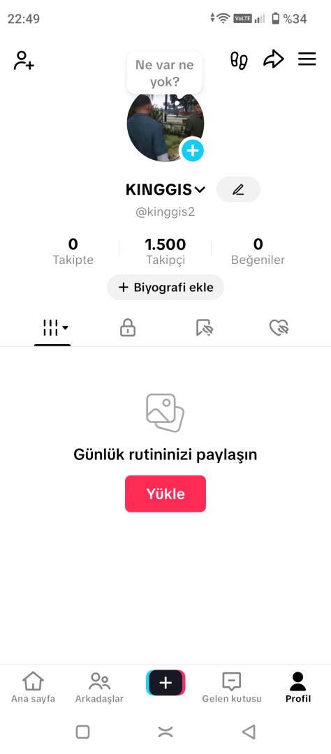 Tiktok 1500 takipçili uygun hesap! Tiktok 1500 takipçili uygun hesap!