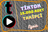 TikTok - 15.000 Adet Takipçi ⭐