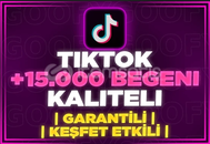 TikTok 15000 Beğeni ⭐ANINDA⭐