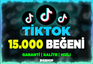 ⭐Tiktok 15.000 Beğeni / Garantili