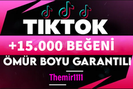 [⭐] TİKTOK +15.000 KALİTELİ & GARANTİLİ BEĞENİ