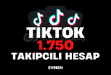 ⭐TİKTOK 1750 TAKİPÇİLİ HESAP [Mail Teslim]⭐