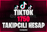 ⭐TİKTOK 1750 TAKİPÇİLİ HESAP [Mail Teslim]⭐