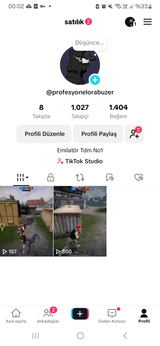 Tiktok 1k hesap