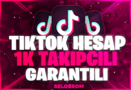 TİKTOK 1K TAKİPÇİLİ HESAP [ GARANTİLİ ]
