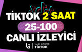 Tiktok 2 Saat 25-100 Canlı İzleyici - KEŞFET