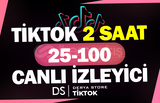 Tiktok 2 Saat 25-100 Canlı İzleyici - KEŞFET