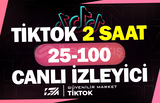 Tiktok 2 Saat 25-100 Canlı İzleyici - KEŞFET