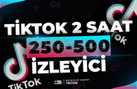 Tiktok 2 Saat 250-500 Canlı İzleyici - KEŞFET