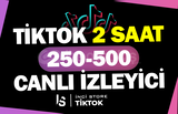 Tiktok 2 Saat 250-500 Canlı İzleyici - KEŞFET