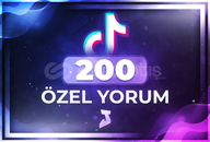⭐ Tiktok 200 Özel Yorum ⭐