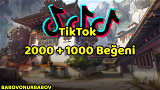 TikTok 2000 + 1000 Beğeni