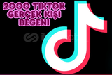 ⚡tiktok | 2000 BEĞENİ