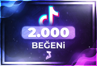 Tiktok 2000 Beğeni | 365 Gün Garantili