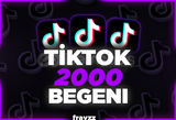 ⭐Tiktok +2000 Beğeni⭐