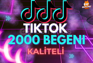 ⭐⚡TIKTOK 2000 BEĞENİ⭐⚡