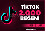 ⭐Tiktok 2.000 Beğeni +Garanti⭐