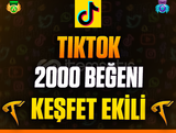 ⭐️☘️Tiktok 2000 Beğeni❤️Garanti & Sorunsuz❤️