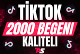 ⭐TİKTOK 2.000 BEĞENİ | GLOBAL⭐