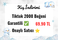 ⭐Tiktok 2000 Garantili Beğeni⭐
