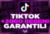 ⭐TİKTOK 2000 GERÇEK BEĞENİ⭐