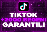 ⭐TİKTOK 2000 GERÇEK BEĞENİ⭐