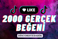 ⭐⚡ TikTok 2000 Gerçek Beğeni [Garantili] ⚡⭐